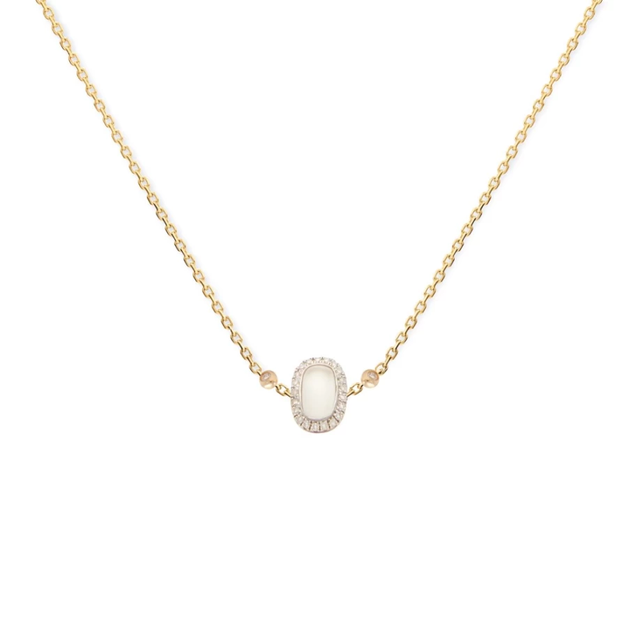 Anissa Kermiche Square Opal Necklace for Women - Elegant Gemstone Jewelry