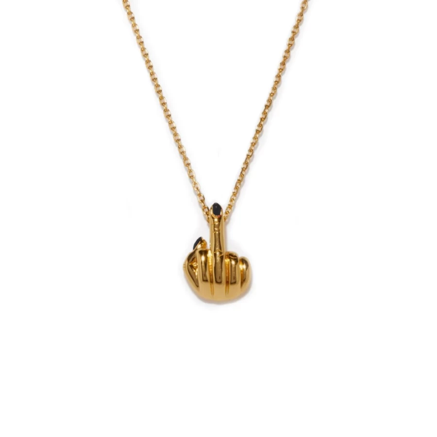 Anissa Kermiche French For Goodnight Necklace - Black Elegant Jewelry for Women