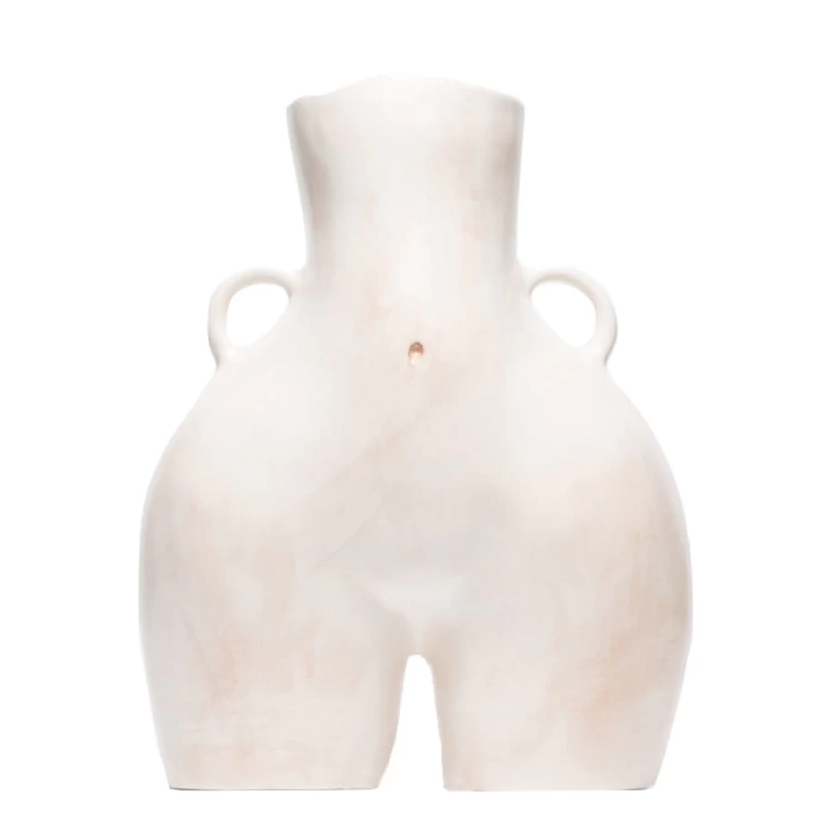 Anissa Kermiche Marble Love Handles Vase - Elegant Sculptural Home Decor