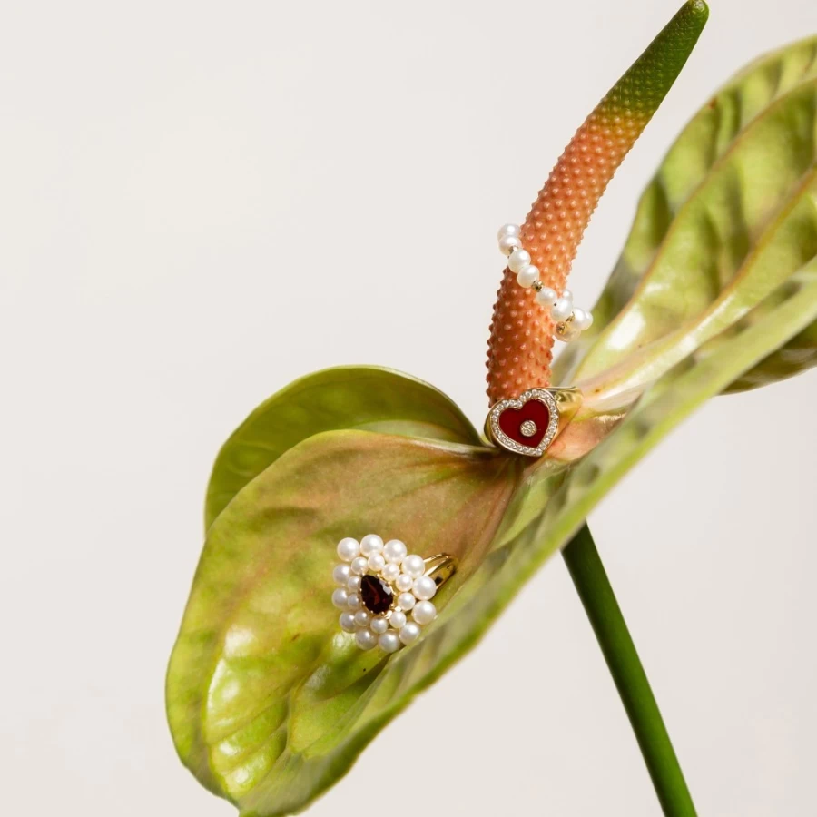 Anissa Kermiche Women's Single Impromptu Ring - Unique Gold Band for Everyday Elegance