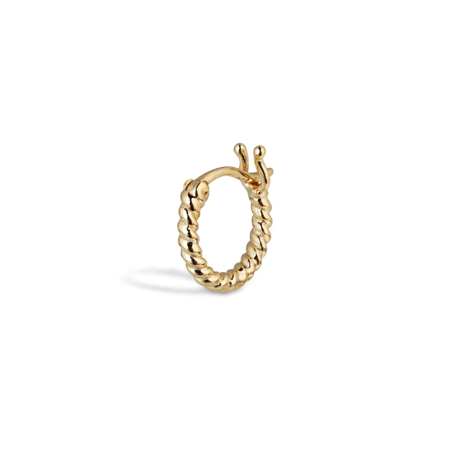 Anissa Kermiche Women's Rope Hoop Earrings - Elegant Gold Jewelry for Everyday Wear