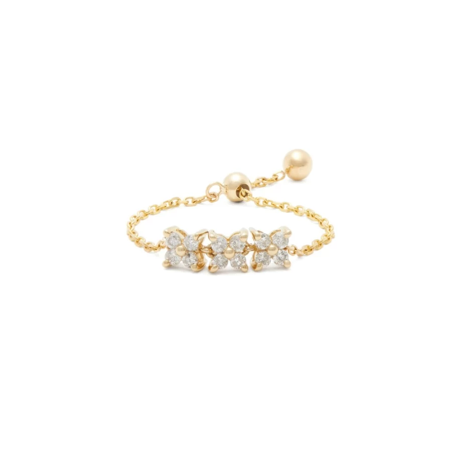 Anissa Kermiche Bronte Dore Ring for Women - Elegant Gold-Plated Statement Ring