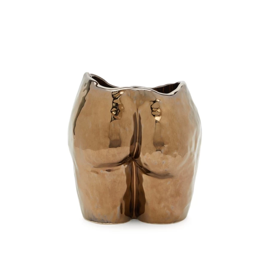 Anissa Kermiche Gold Popotin Pot Sculptural Decorative Object