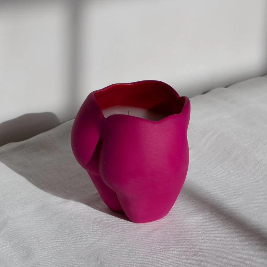 Anissa Kermiche Fuchsia Scented Candle - Bottom Of My Heart Collection