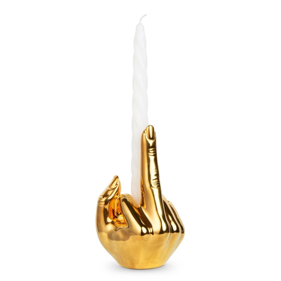 Anissa Kermiche Gold Candlestick 2020 - Decorative Luxury Home Accessory