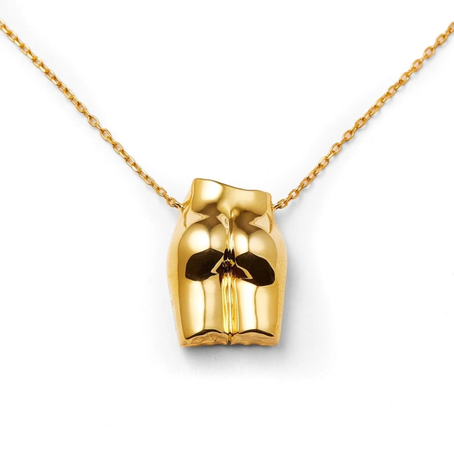 Anissa Kermiche Le Derriere Dore Gold Necklace for Women - Elegant Designer Jewelry