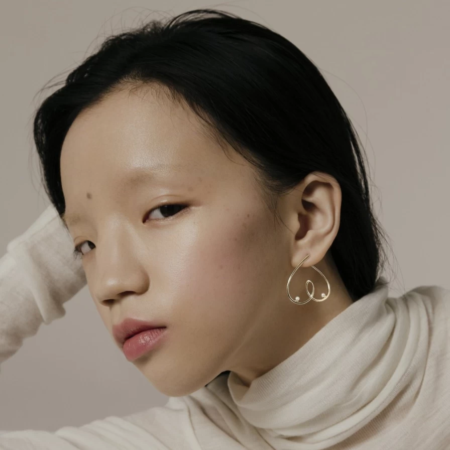 Anissa Kermiche Free The Nip Pearl Earrings for Women - Minimalist Luxury Studs