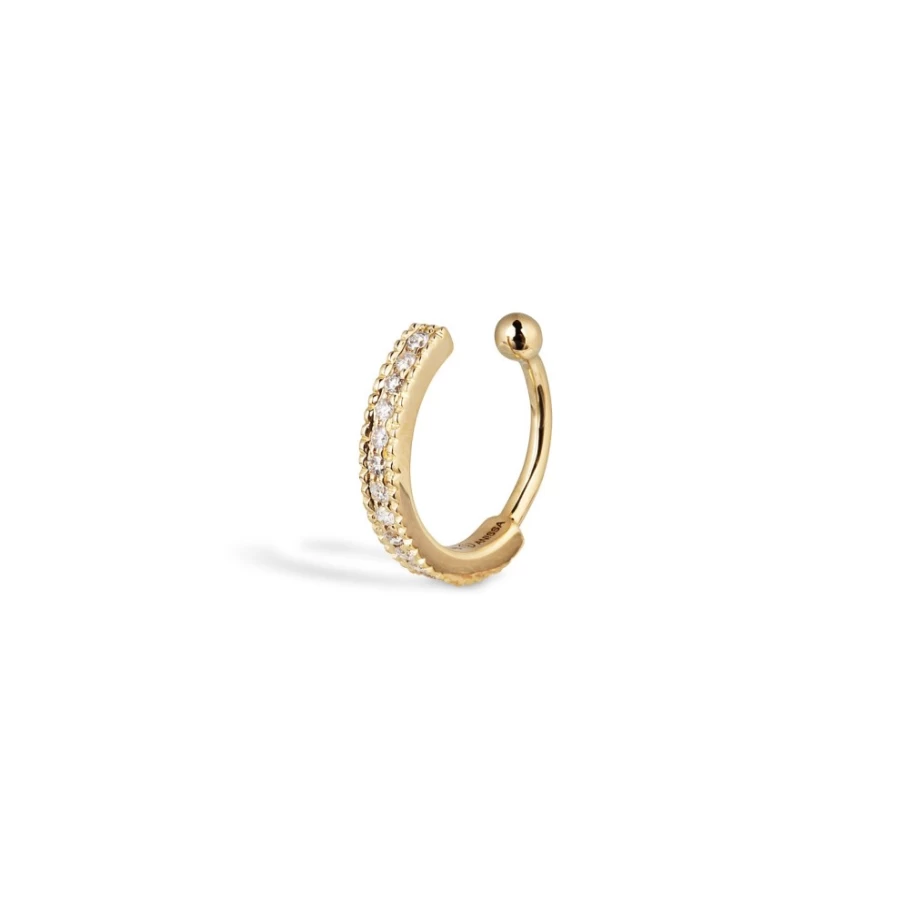 Anissa Kermiche Pave Diamond Ear Cuff for Women - Elegant Gold Ear Cuff Jewelry
