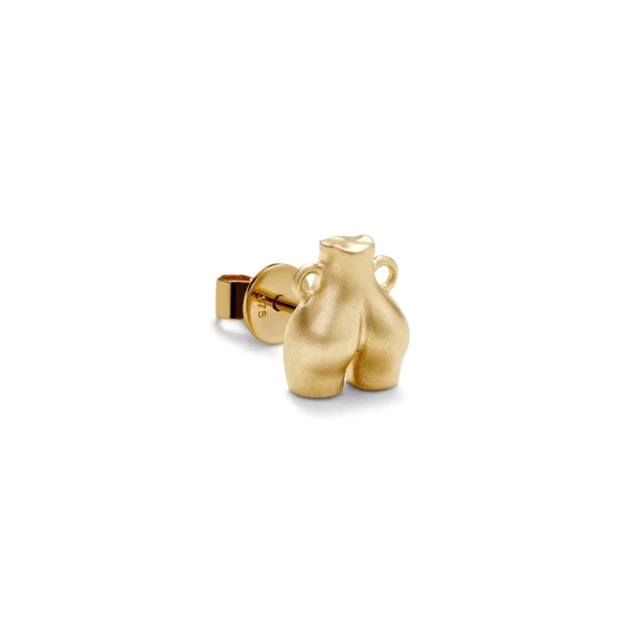 Anissa Kermiche Mini Love Handles Stud Earrings for Women - Gold Hoop Earrings with Unique Design