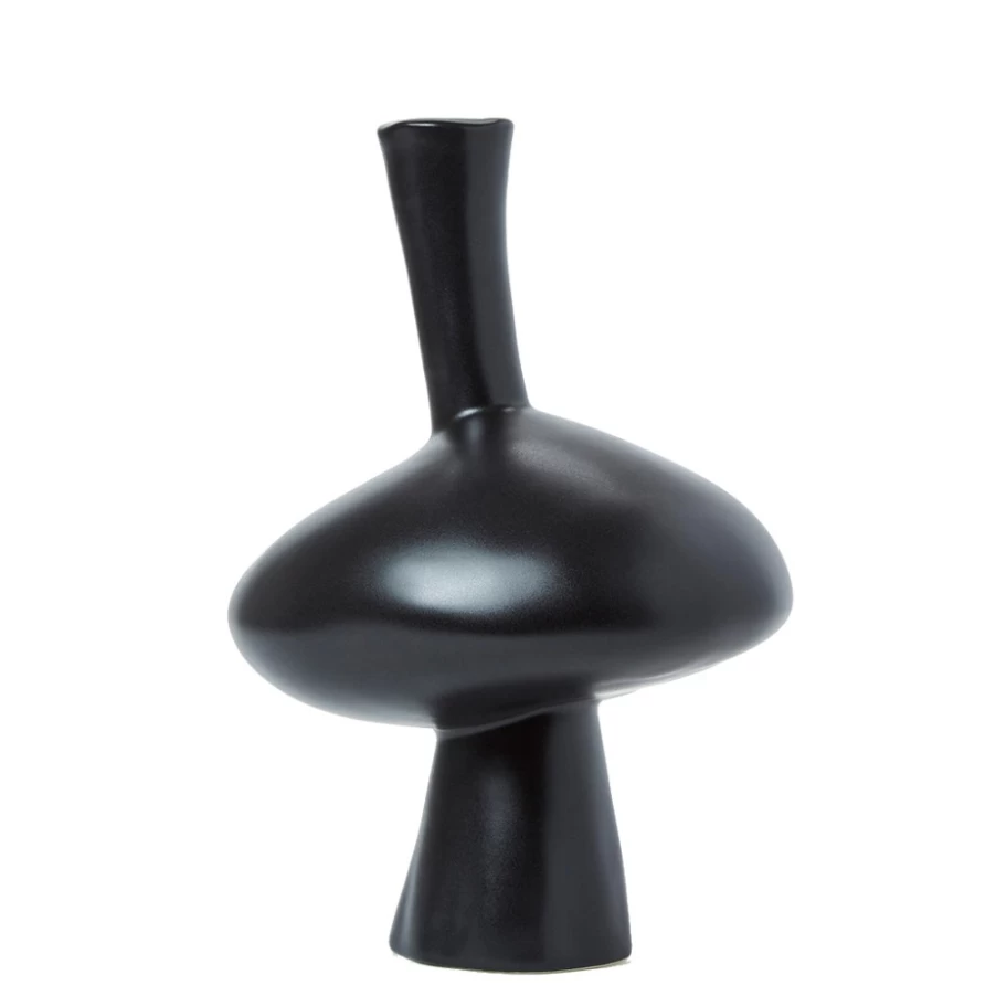 Anissa Kermiche Black Mercury Candlestick - Elegant Decorative Candle Holder