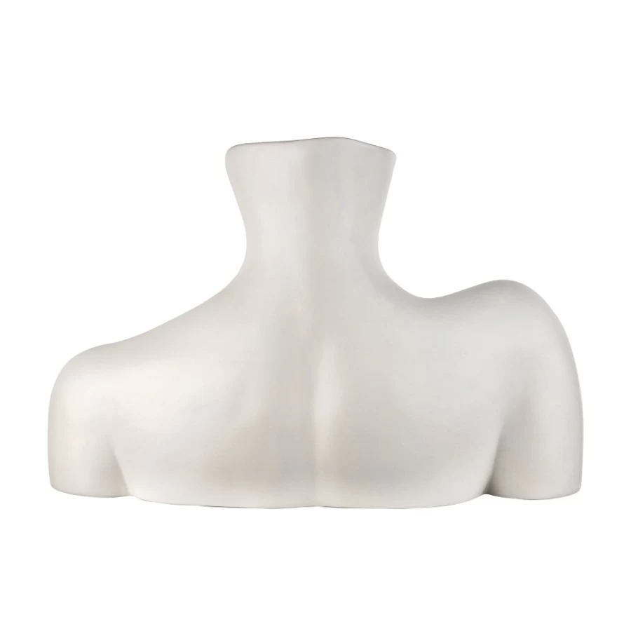 Anissa Kermiche Matte White Breast Friend Vase - Elegant Ceramic Home Decor