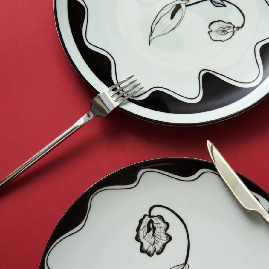 Anissa Kermiche Ovu-Plate Dinner Plates - Elegant Ceramic Plates for Modern Dining