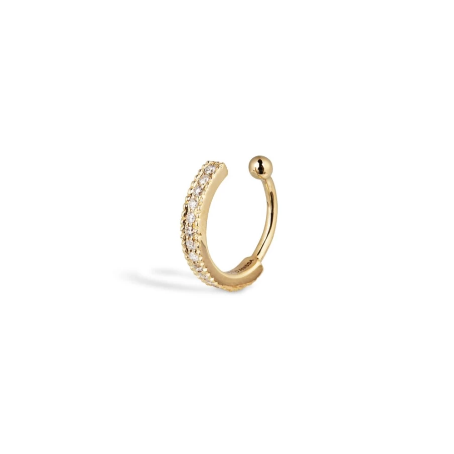Anissa Kermiche Pave Diamond Ear Cuff for Women - Elegant Gold Ear Cuff Jewelry