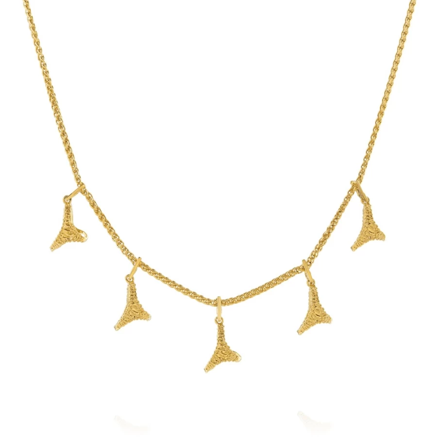 Anissa Kermiche Women's Panty Line Necklace - Elegant Gold Feminine Jewelry