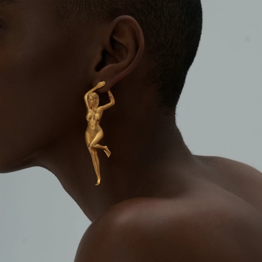 Anissa Kermiche Marianne Earrings for Women - Elegant Gold Hoop Earrings with Unique Design