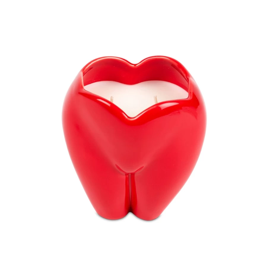 Anissa Kermiche Red Heart-Shaped Scented Candle - Bottom Of My Heart Collection