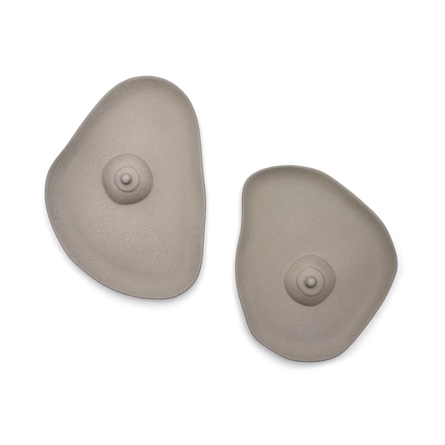Anissa Kermiche Tatas Plates - Matte Warm Stone Dinnerware Set