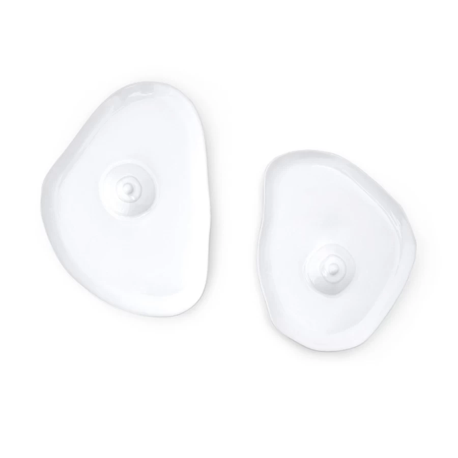 Anissa Kermiche High-Shine White Tatas Plates - Elegant Ceramic Dinnerware
