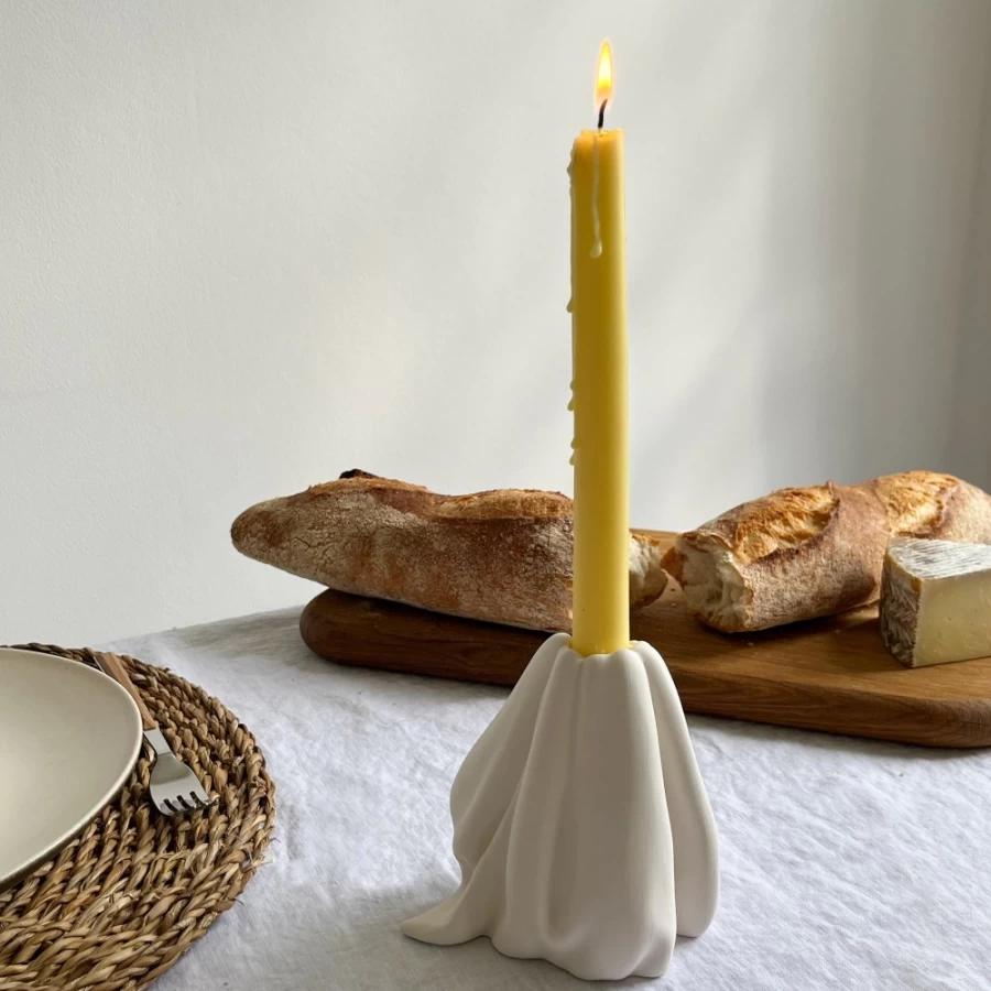Anissa Kermiche Ritzy Candlestick - Elegant Decorative Candle Holder for Home & Gifts