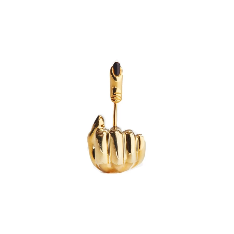 Anissa Kermiche Black French For Goodnight Earrings for Women - Elegant Evening Jewelry Gift