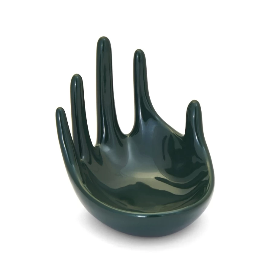 Anissa Kermiche Bottle Green Handful Vase - Unique Ceramic Home Decor