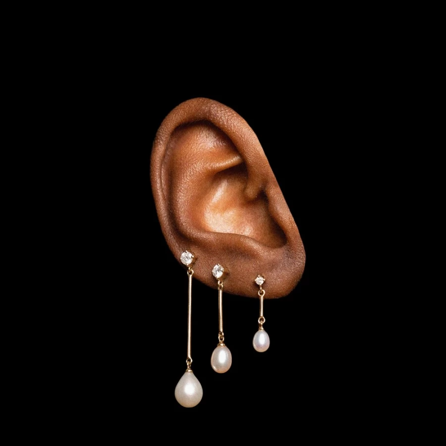 Anissa Kermiche Long Princesse Earrings for Women - Elegant Dangling Jewelry