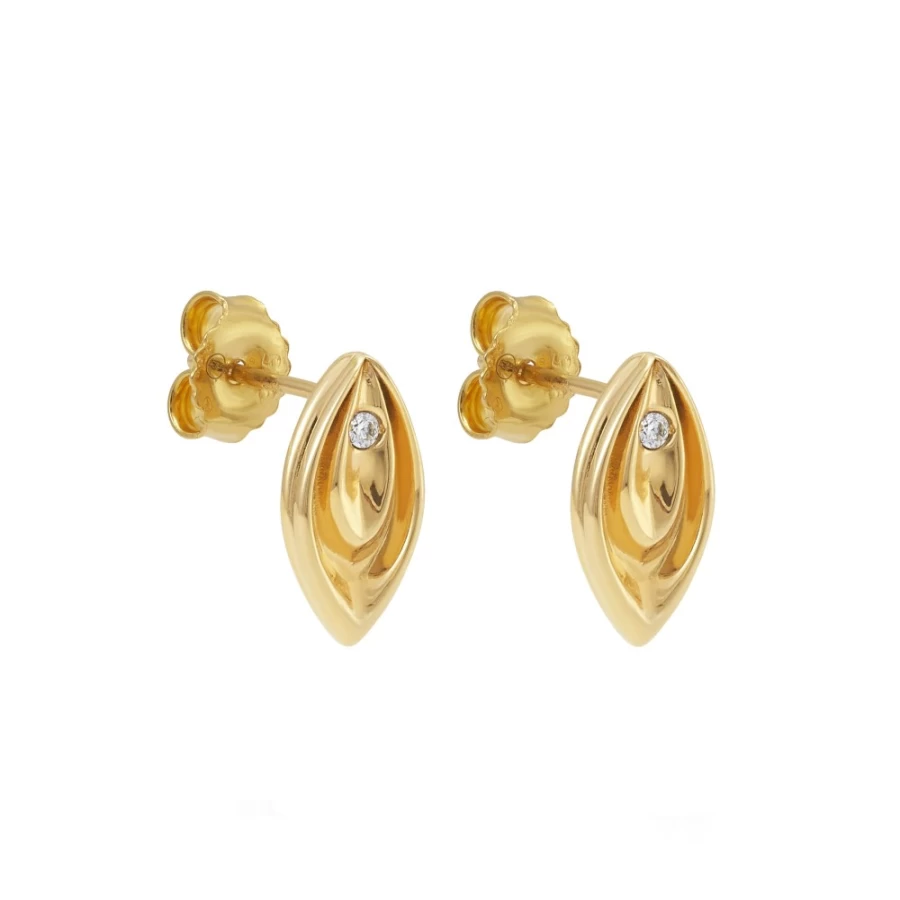 Anissa Kermiche Nip It In The Bud Medium Hoop Earrings for Women
