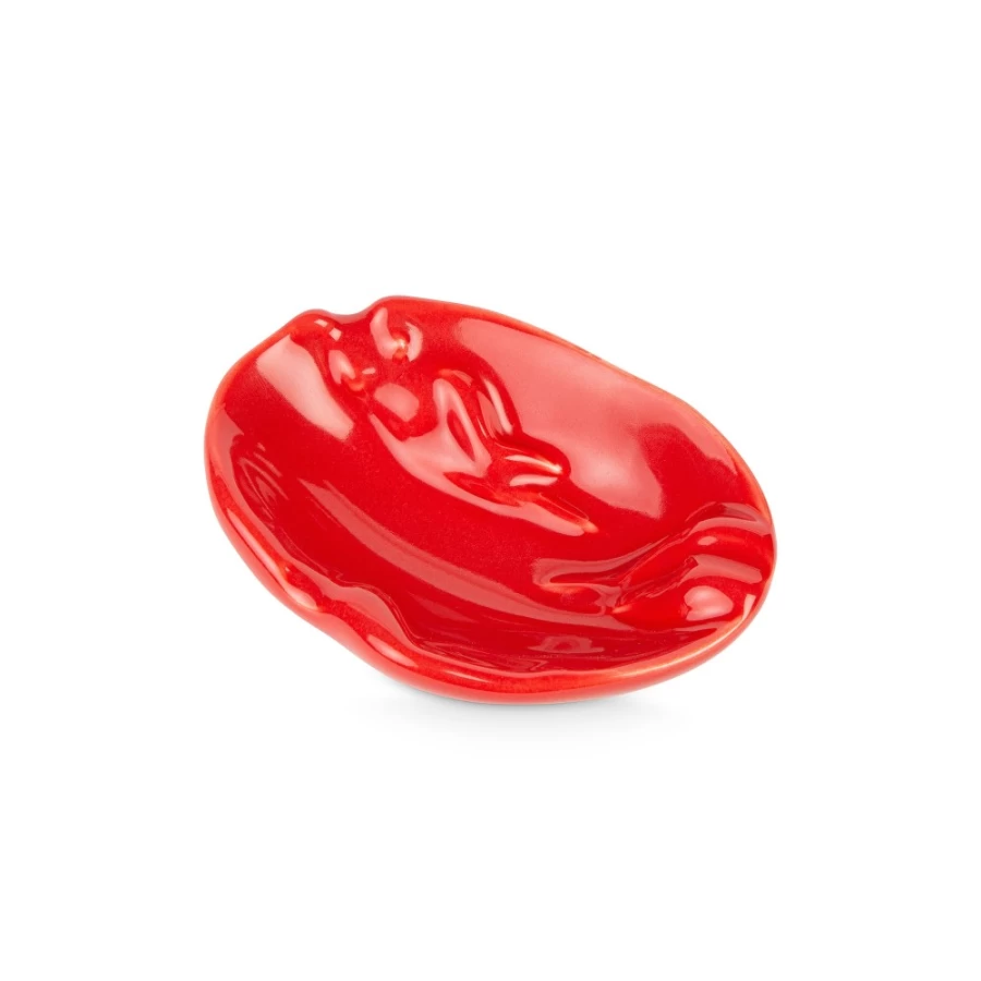 Anissa Kermiche Red Ashtray - Stylish Ceramic Ashtray for Modern Decor