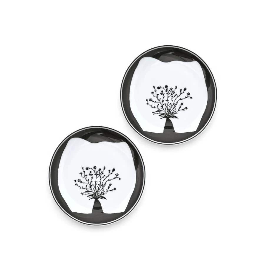 Anissa Kermiche Lick The Plate Decorative Side Plates - Unique Ceramic Dishware for Stylish Dining