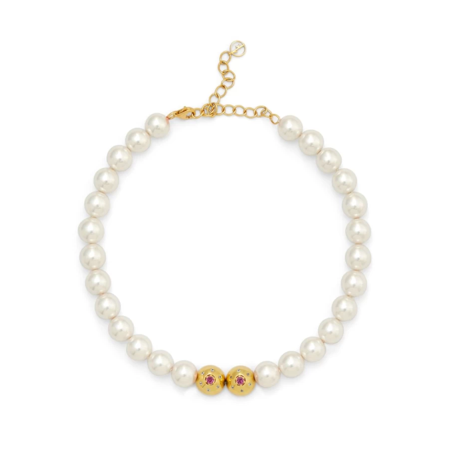 Anissa Kermiche Titillate Necklace for Women - Elegant Gold Pendant Chain