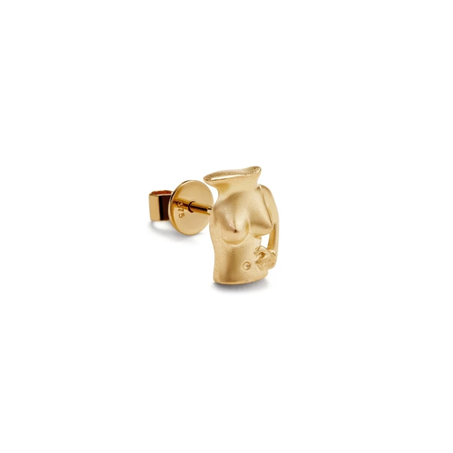 Anissa Kermiche Mini Jugs Jug Stud Earrings for Women - Playful Gold Hoop Earrings