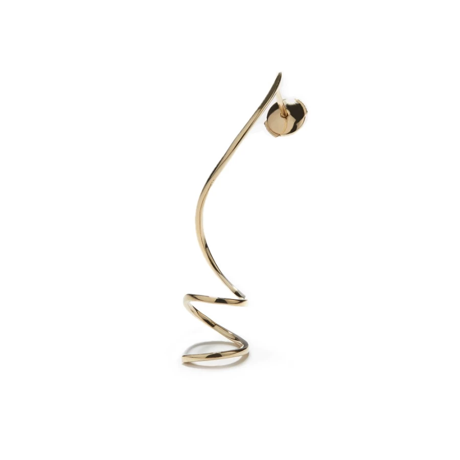 Anissa Kermiche Women's Ondulation Earrings - Elegant Wave Design Hoop Earrings