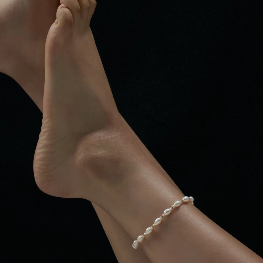 Anissa Kermiche Serpent De Perles Pearl Anklet & Armlet Bracelet for Women