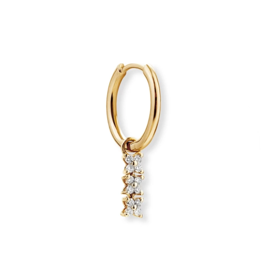 Anissa Kermiche Bronte Dore Trio Hoop Earrings for Women - Gold Plated Luxury Hoops