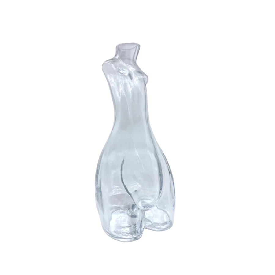 Anissa Kermiche Clear Glass Carafe - Elegant Decanter for Water & Wine