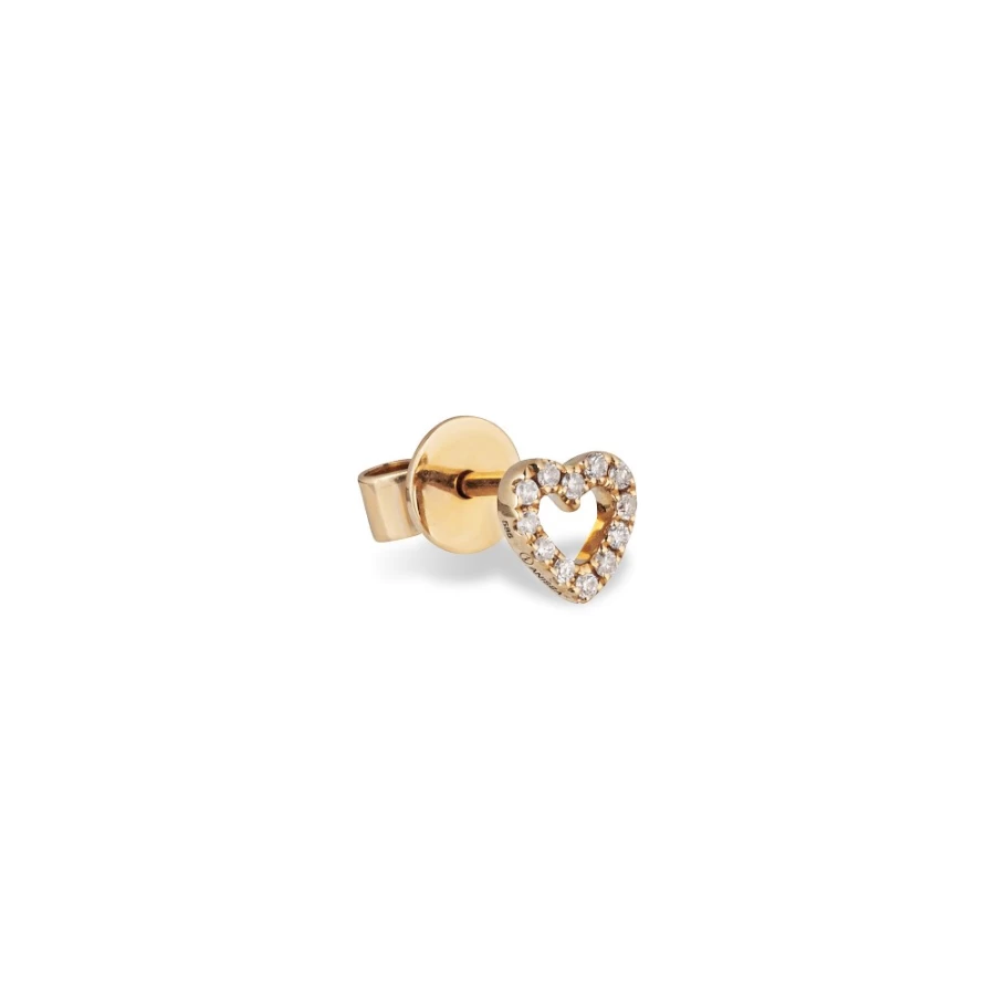 Anissa Kermiche Infinite Love Stud Earrings for Women - Gold Hoop Earrings with Unique Heart Design